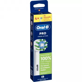 Têtes de brosse de rechange Oral-B Pro CrossAction lot de 4 (015370)