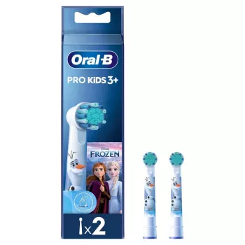 Têtes de brosse de rechange pour brosse à dents électrique Oral-B EB10S Frozen lot de 2