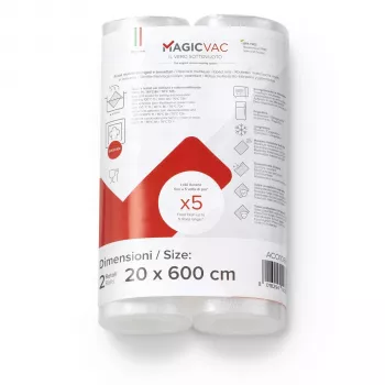MagicVac 2 rouleaux de film sous vide 20 cm x 6 m