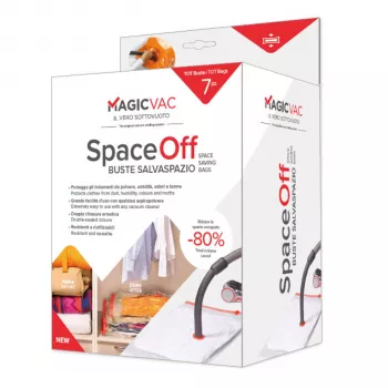 MagicVac ensemble de housses de rangement sous vide pour vêtements Space-Off 6 pièces