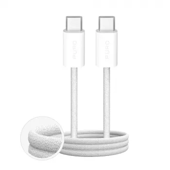 Câble USB-C vers USB-C Puro Fabrik 1 m 100W noir