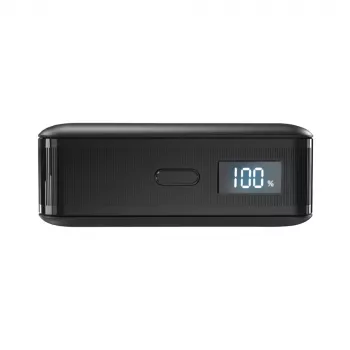 Batterie externe SBS HD 30W 10000mAh USB-C avec écran LCD - noire