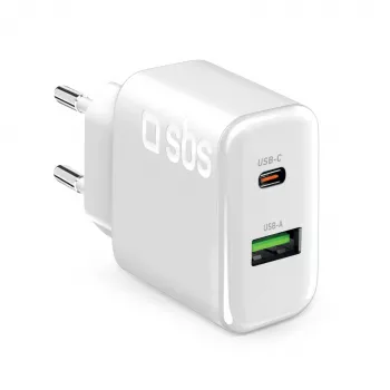 Chargeur SBS STEP BY STEP 70 W 1c + 1a blanc
