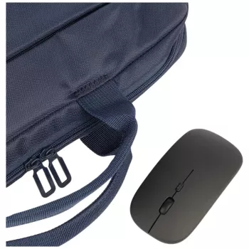 Sacoche pour ordinateur portable Tucano Idea 15,6 pouces bleu clair avec souris sans fil