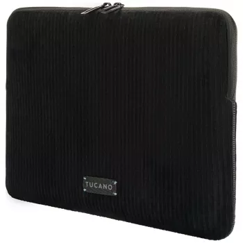 Housse pour ordinateur portable Tucano Velluto 2 Sleeve 16 pour MacBook 16 inch noir