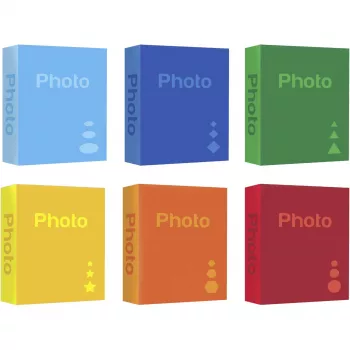 ZEP Basic Album de poche couleurs assorties 13x19 cm 300 photos BS57300