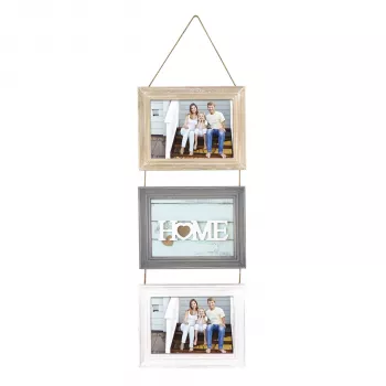 ZEP Lavigny Cadre photo multiple en bois 3x10x15 TY3846