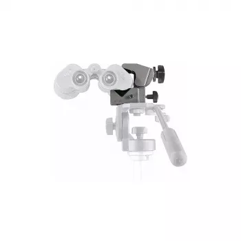 Manfrotto Super Clamp 035BN Pince à mâchoires en aluminium noire avec douille hexagonale 16 mm et réceptacle 5/8 inch, capacité de charge 15 kg