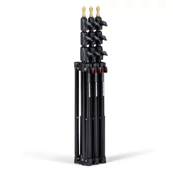 Manfrotto 1051BAC x 3 kit de pieds d'éclairage compacts avec sac