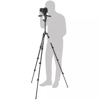 Kit trépied Manfrotto Befree 3W Live Lever MKBFRLA4BK-3W