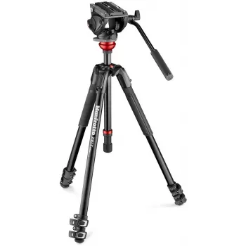 Kit trépied vidéo Manfrotto 190 avec tête fluide 500AH