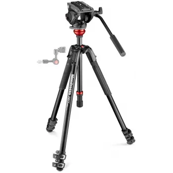 Kit trépied vidéo Manfrotto 190 avec tête fluide 500AH