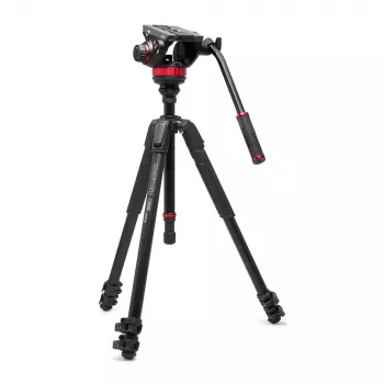 Manfrotto 055 Video Alu noir avec tête 502AH