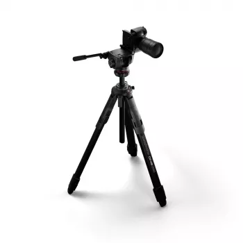 Trépied aluminium Manfrotto ONE avec tête fluide 500X
