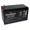 Batterie TECNOWARE Power 12V 7,2Ah AGM VRLA avec borne Faston 6,3 mm