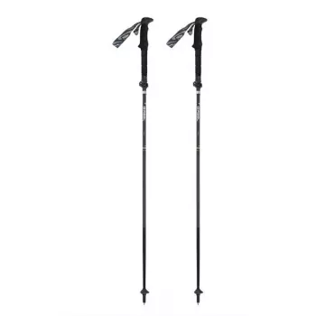 Bâtons de trekking Gabel Hybrid Carbon XTS (paire) - noir/rouge/gris