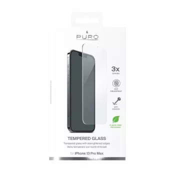 Protection d'écran en verre trempé PURO pour iPhone 14 Plus / iPhone 13 Pro Max