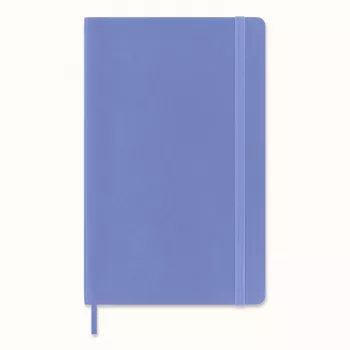 Moleskine Classic carnet Large A5 ligné Hydrangea Blue couverture souple