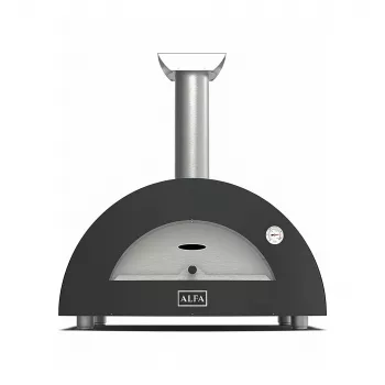 Alfa Forni Moderno 2 Pizze Wood Grey four à pizza d'extérieur au feu de bois