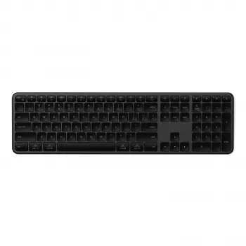 Clavier sans fil Bluetooth Satechi Slim EX3 pour trois appareils avec commutateur de mode Mac/Windows (gris sidéral)