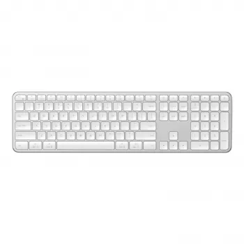 Clavier sans fil Bluetooth Satechi Slim EX3 pour trois appareils avec commutateur de mode Mac/Windows (gris sidéral)