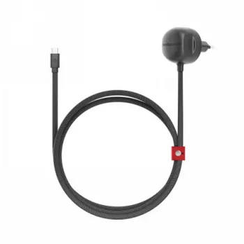 Twelve South PowerCord EU chargeur mural USB-C 30W avec câble tressé 1,2 m (Slate)