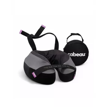 Oreiller de voyage pour nuque Cabeau The Neck's Evolution S3 noir/gris