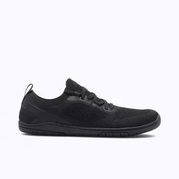 Chaussures de course femme Xero Shoes Nexus Knit – noir, zero drop, inspirées du barefoot