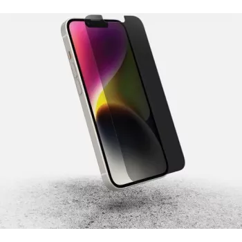 Protection d'écran en verre trempé OtterBox Premium Pro avec filtre de confidentialité et traitement antimicrobien pour iPhone 13/14