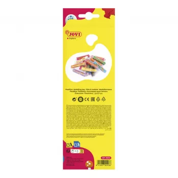 Pâte à modeler JOVI Plastilina assortie 15 couleurs 15 g chacune