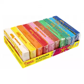 Pâte à modeler JOVI Plastilina assortie 10 couleurs 150 g chacune