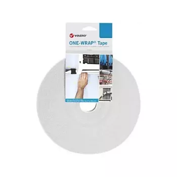 Bande VELCRO One Wrap 25 m 13 mm blanche VEL-OW64113