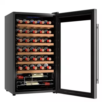 Cave à vin à compresseur CECOTEC Bolero GrandSommelier 34030 Inox pour 34 bouteilles