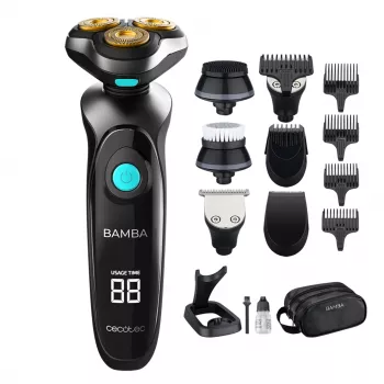 Cecotec Bamba PrecisionCare TwistGroom multi-tondeuse 10-en-1, noir