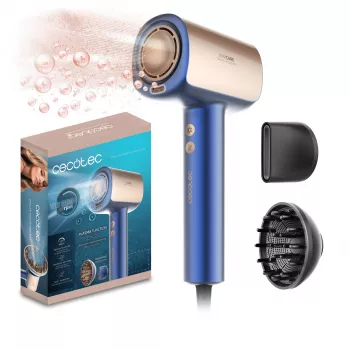 Sèche-cheveux Cecotec DryGlam Nano Plasma 2200W Bleu