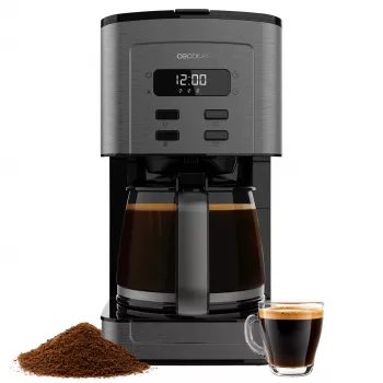 Cafetière à filtre Cecotec Coffee 66 Time 950W 1,5L 12 tasses LCD Timer Inox