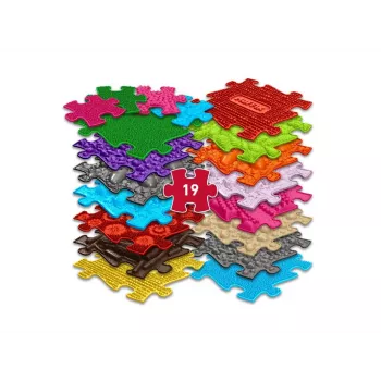 Ensemble de tapis sensoriels orthopédiques 19 en 1 XXL 19 pièces de puzzle Muffik / MFK-025-1