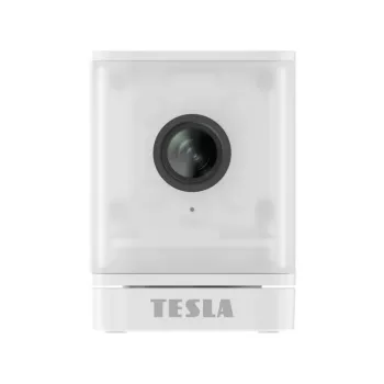 Caméra connectée TESLA SecureQ SC10 avec WiFi, 2K, blanc