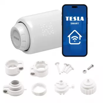 TESLA Tête thermostatique connectée SV50 avec Wi-Fi et application mobile
