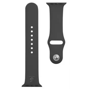 Bracelet Tactical en silicone pour Watch 1/2/3/4/5/6/7/SE 38/40/41mm noir