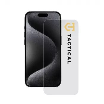 Protection d'écran Tactical Glass Shield 2.5D pour iPhone 15 Pro transparente