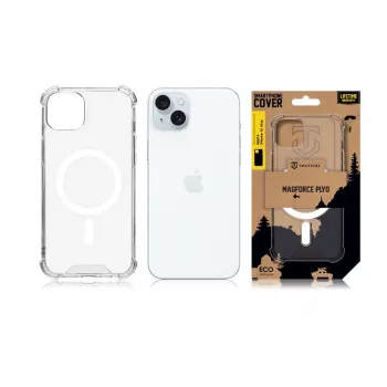 Coque arrière Tactical MagForce Plyo pour iPhone 15 Plus transparente