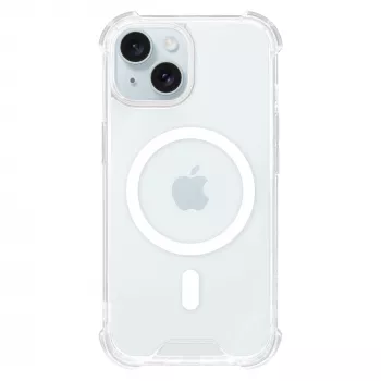 Coque arrière Tactical MagForce Plyo pour iPhone 15 transparente
