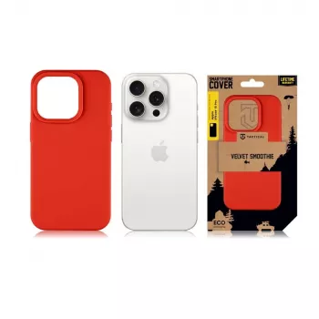 Coque arrière Tactical Back Cover Velvet Smoothie pour iPhone 15 Pro - rouge chili
