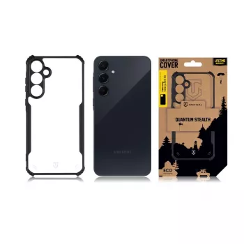 Coque arrière Tactical Back Cover Quantum Stealth pour Galaxy A55 5G transparent/noir