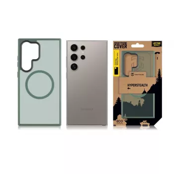 Coque arrière Tactical Back Cover MagForce Hyperstealth pour Samsung Galaxy S24 Ultra, vert forêt