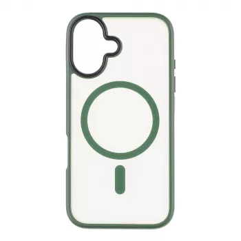 Coque arrière Tactical Back Cover MagForce Hyperstealth pour iPhone 16, vert forêt