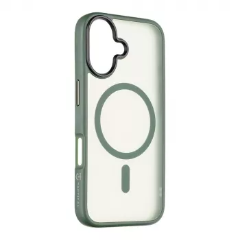 Coque arrière Tactical Back Cover MagForce Hyperstealth pour iPhone 16, vert forêt