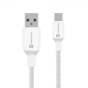 Câble Tactical Stitch Thread USB-A/USB-C blanc