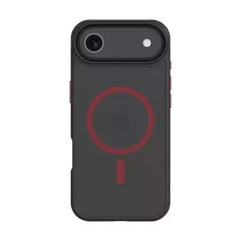 Coque arrière Tactical MagForce Hyperstealth 2.0 pour iPhone Air, noir/rouge